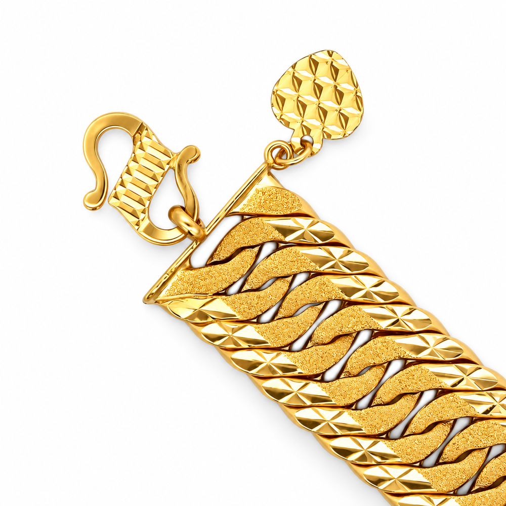 Emas MAX 916 Gold Link Ember Bracelet — BB11101-1