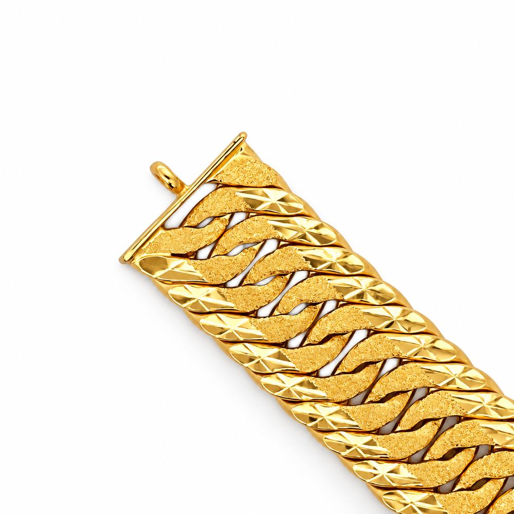 Emas MAX 916 Gold Link Ember Bracelet — BB11101-1