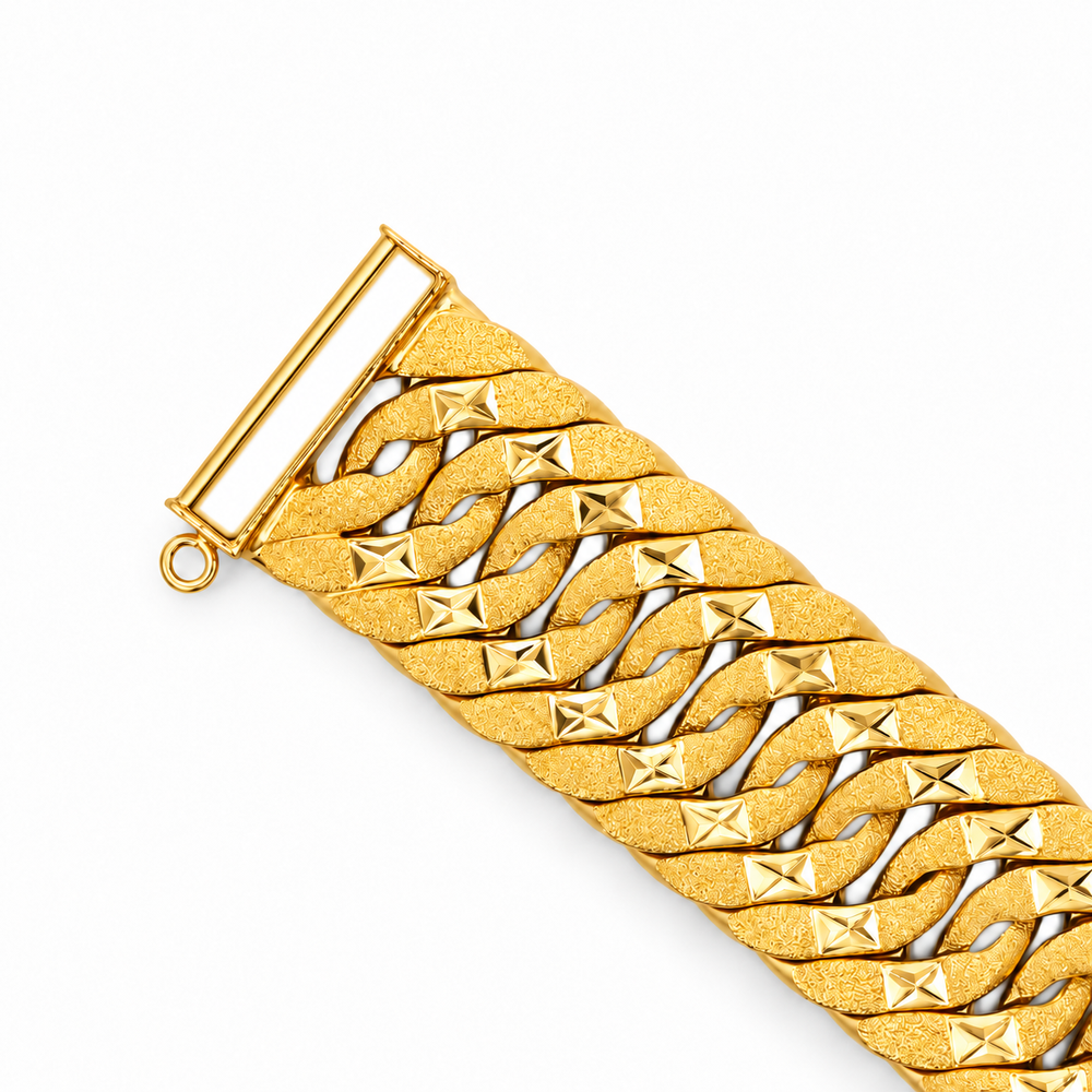Emas MAX 916 Gold Link Muse Bracelet — BB11102-1