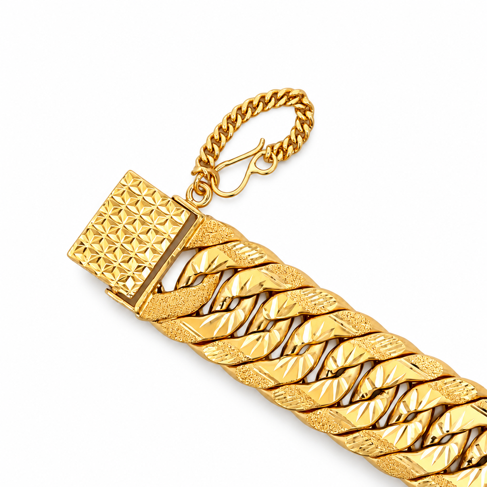 Emas MAX 916 Gold Link Reverie Bracelet — BB11103-1