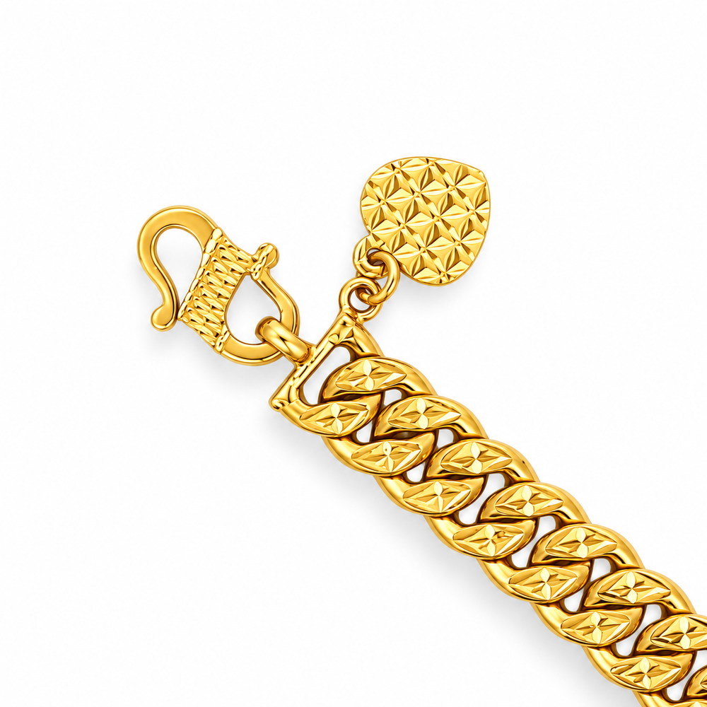 Emas MAX 916 Gold Link Meadow Bracelet — BB11105-1
