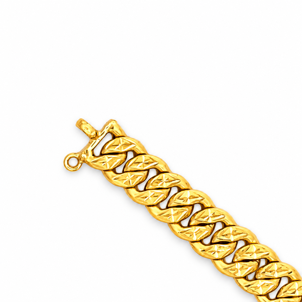 Emas MAX 916 Gold Link Meadow Bracelet — BB11105-1
