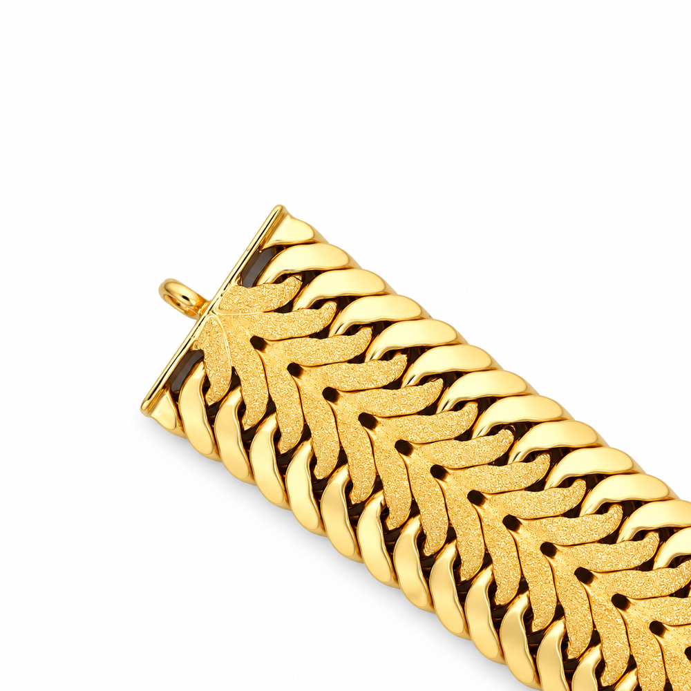 Emas MAX 916 Gold Link Dawn Bracelet — BB11107-1
