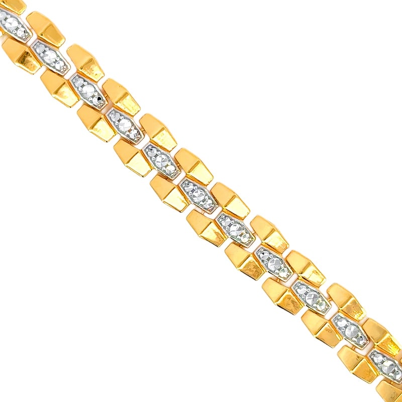 916 Gold Braid II Bracelet