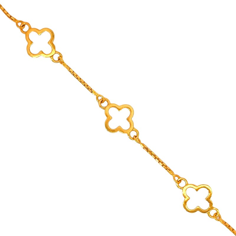 916 Gold Flower Muse Bracelet