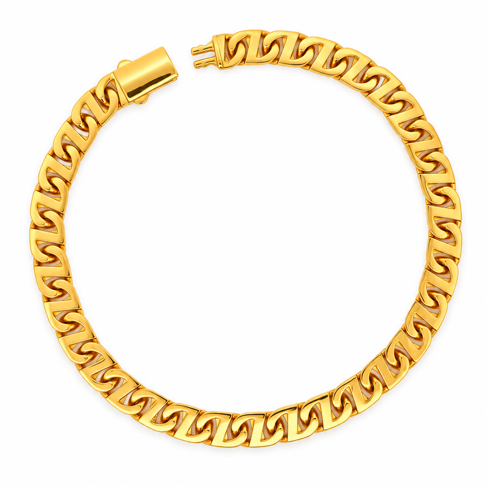 916 Gold Facet II Bracelet BB11150-1