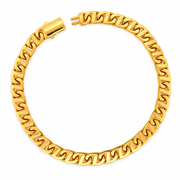 916 Gold Facet II Bracelet BB11150-1