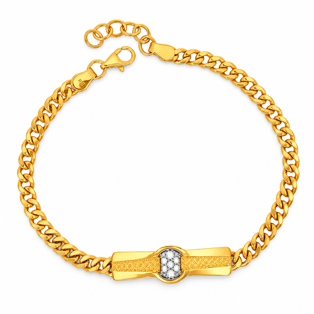 916 Gold Weave II Bracelet BB11158-1