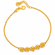 916 Gold Flower Sonnet Bracelet BB11164-1