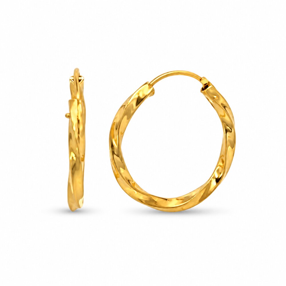 916 Gold Loop II Earrings