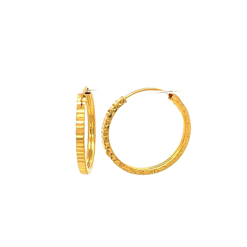 916 Gold Coral II Earrings