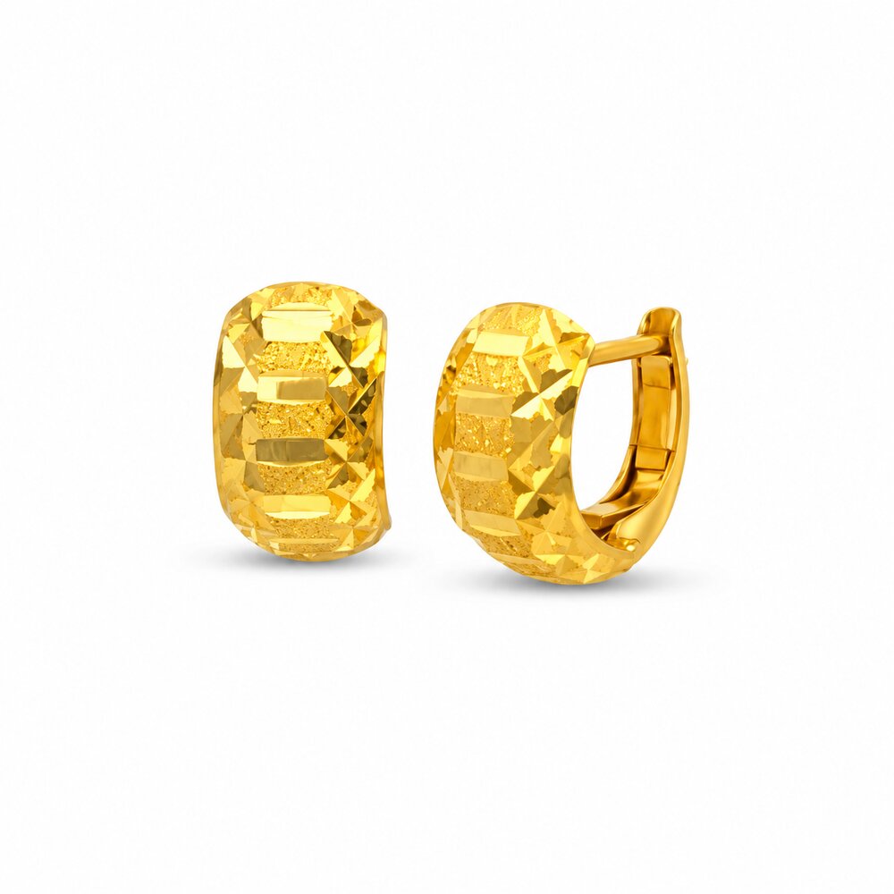 916 Gold Vela II Earrings