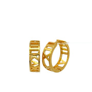 916 Gold Roman Earrings