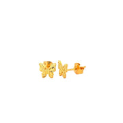 916 Gold Butterfly Bloom Earrings