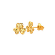 916 Gold Flower Duet Earrings