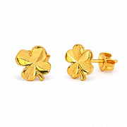 916 Gold Flower Petite Earrings