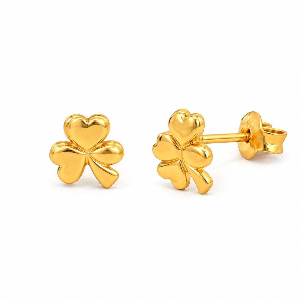 916 Gold Flower Lumi Earrings