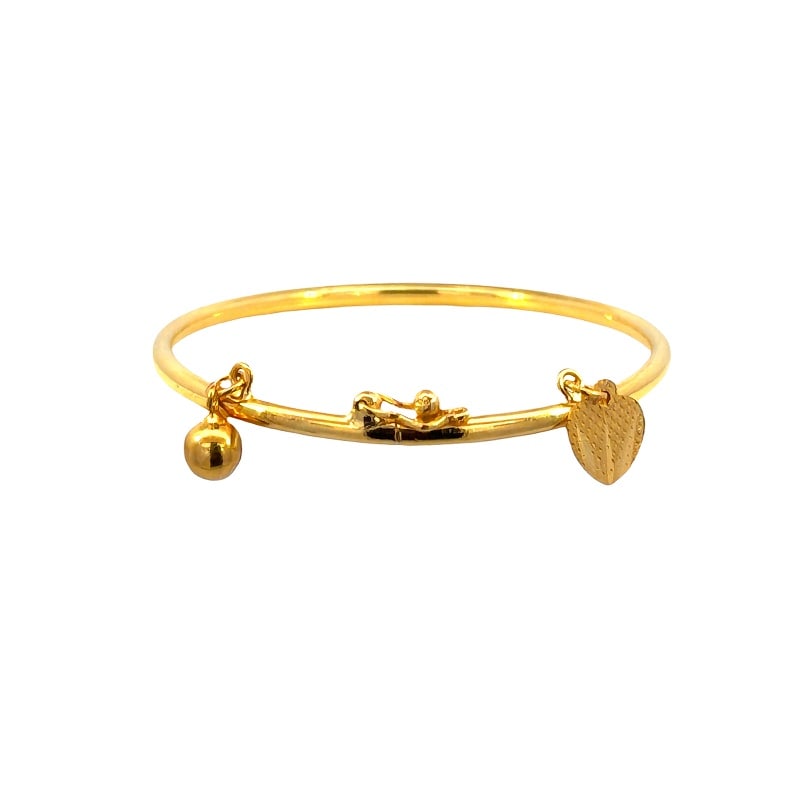 916 Gold Joy III Bangle