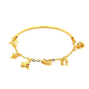 916 Gold Isla III Bangle