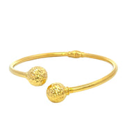 916 Gold Beads Muse Bangle