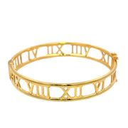 916 Gold Roman Cascade Bangle