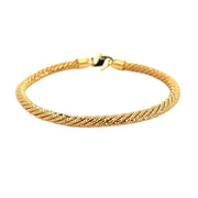 916 Gold Coil III Bangle