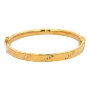 916 Gold Orbit III Bangle