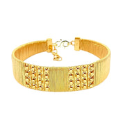 916 Gold Beads Radiance Bangle