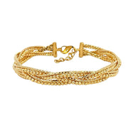 916 Gold Beads Aria Bangle
