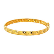916 Gold Belle III Bangle