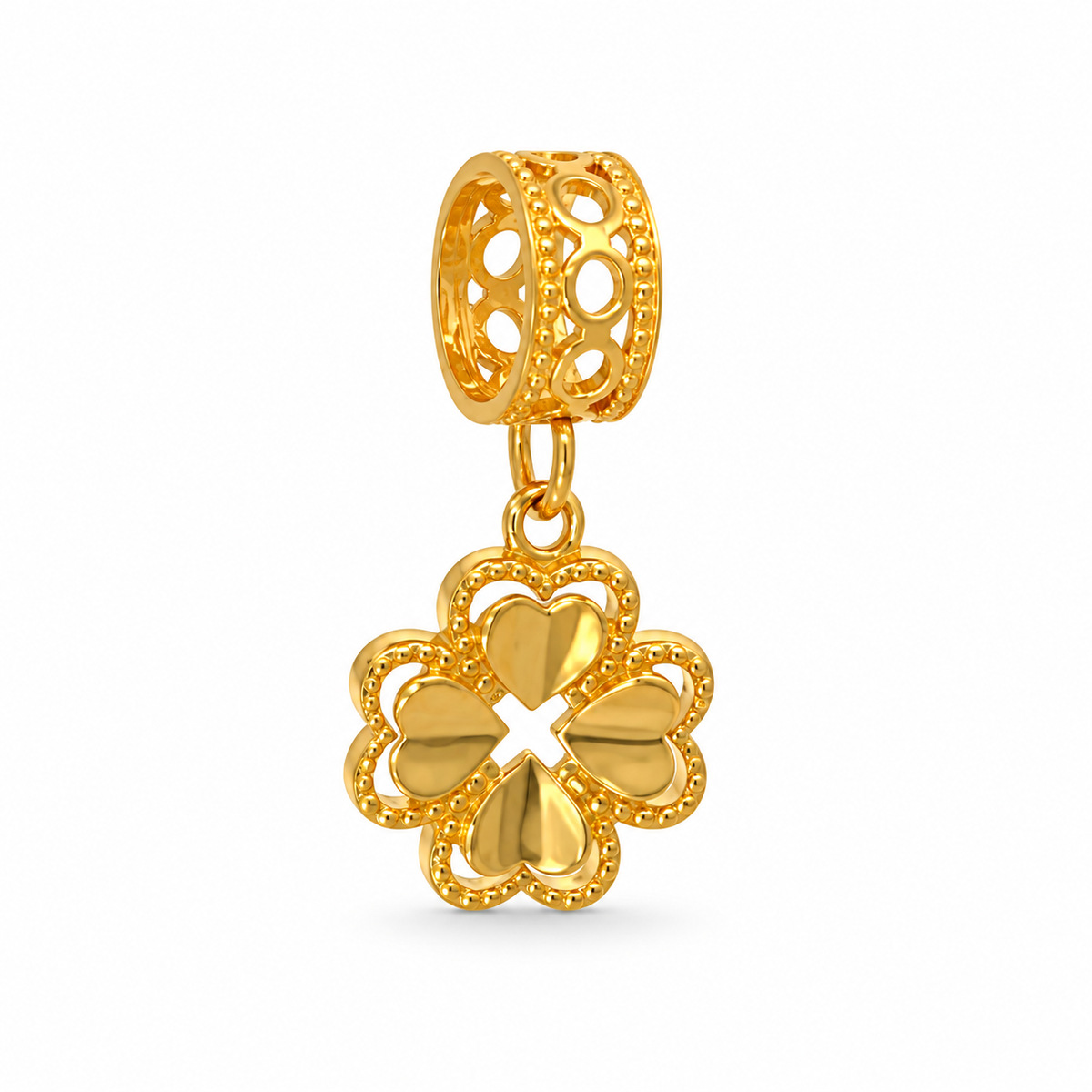 Emas MAX 916 Gold Flower Bloom Charm — BH10055-1