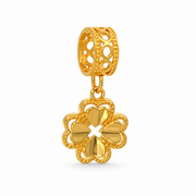 Emas MAX 916 Gold Flower Bloom Charm — BH10055-1