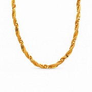 916 Gold Beads Bloom Necklace — BN10261-1
