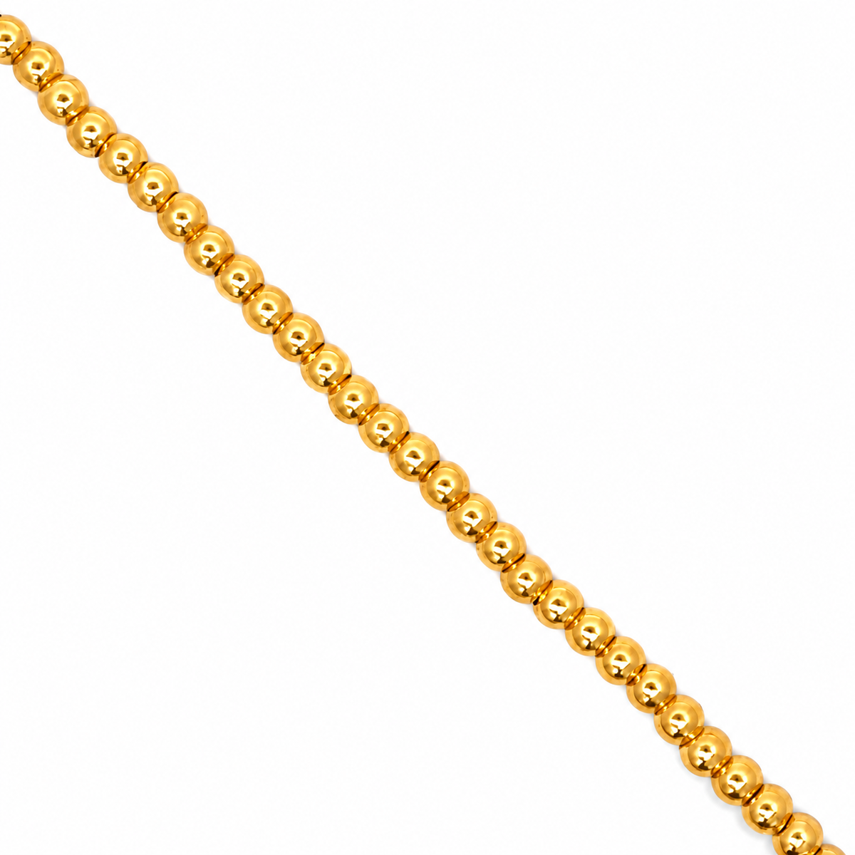 916 Gold Beads Aura Necklace — BN10270-1 — view 2