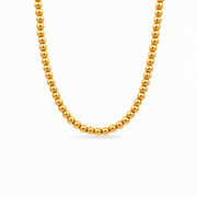 916 Gold Beads Aura Necklace — BN10270-1