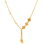 916 Gold Flower Necklace