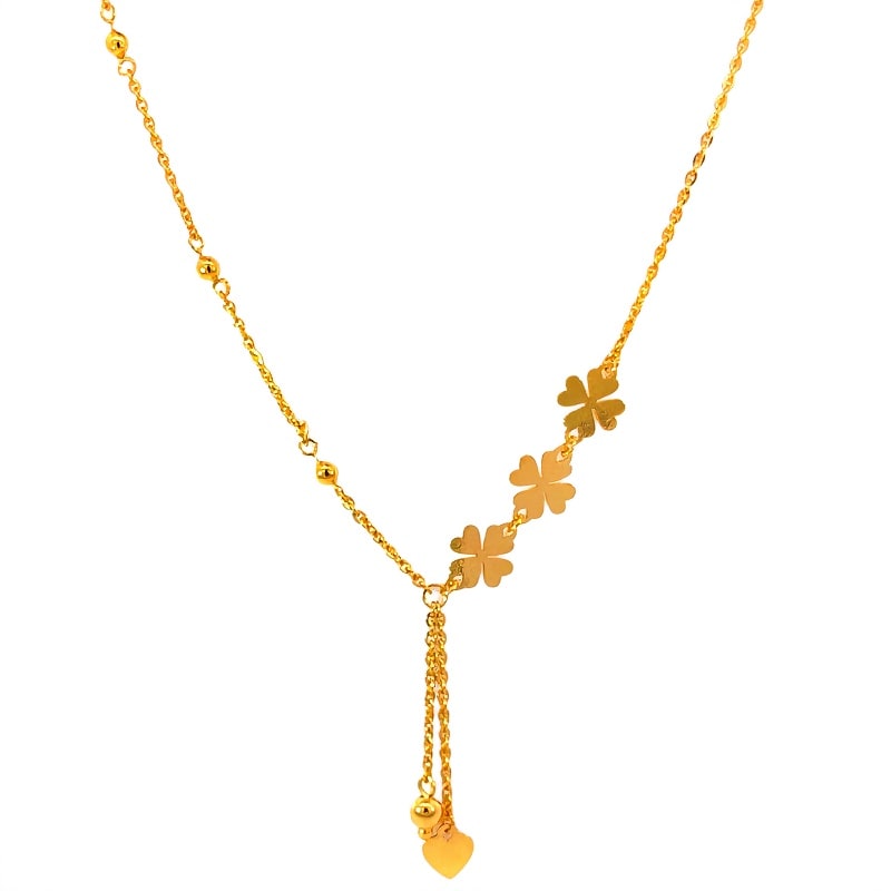916 Gold Flower Necklace