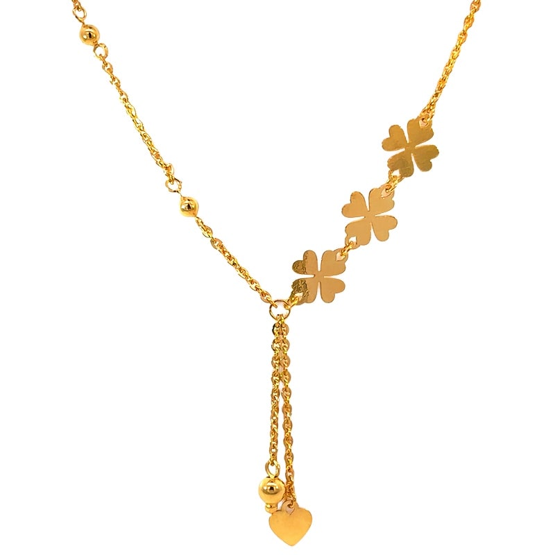 916 Gold Flower Necklace
