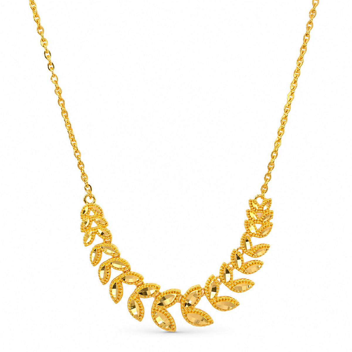 916 Gold Sage III Necklace — BN10278-1