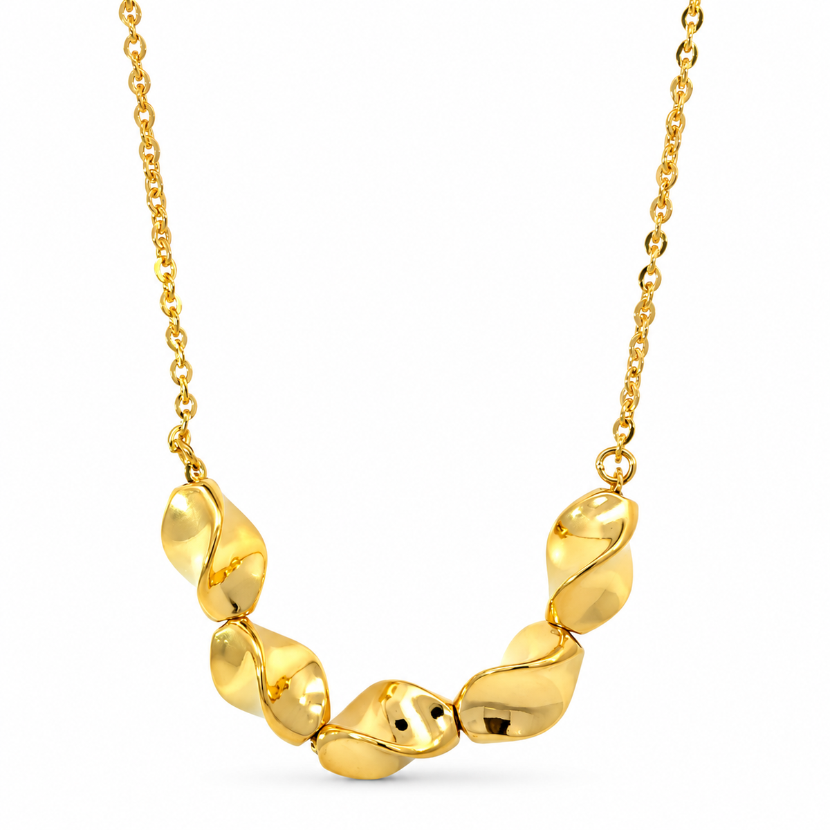 916 Gold Fern III Necklace — BN10281-1