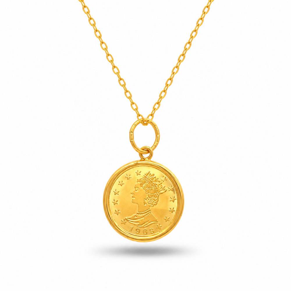 916 Gold Flora III Pendant – BP10601-1 – view 2