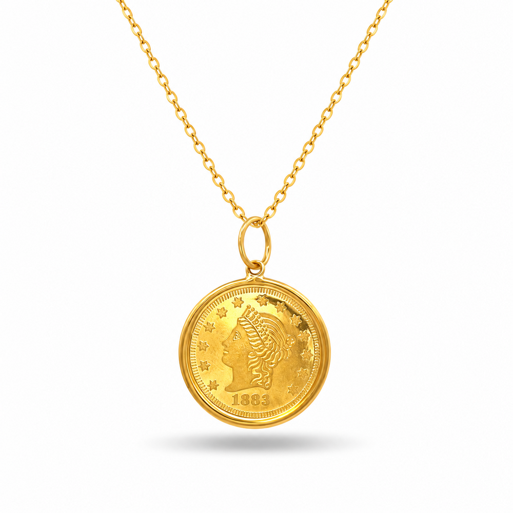 916 Gold Coral III Pendant – BP10601-2 – view 1