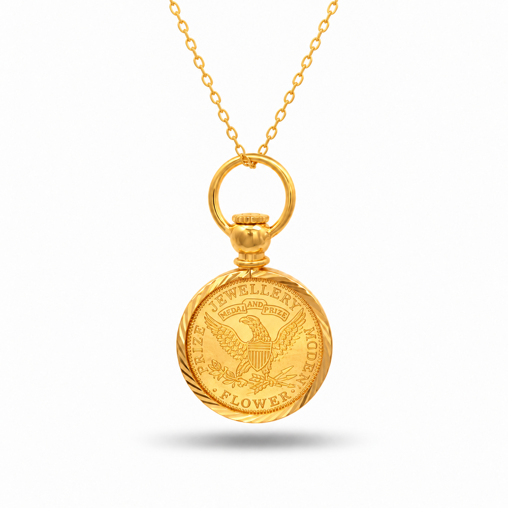916 Gold Terra III Pendant – BP10604-1 – view 2