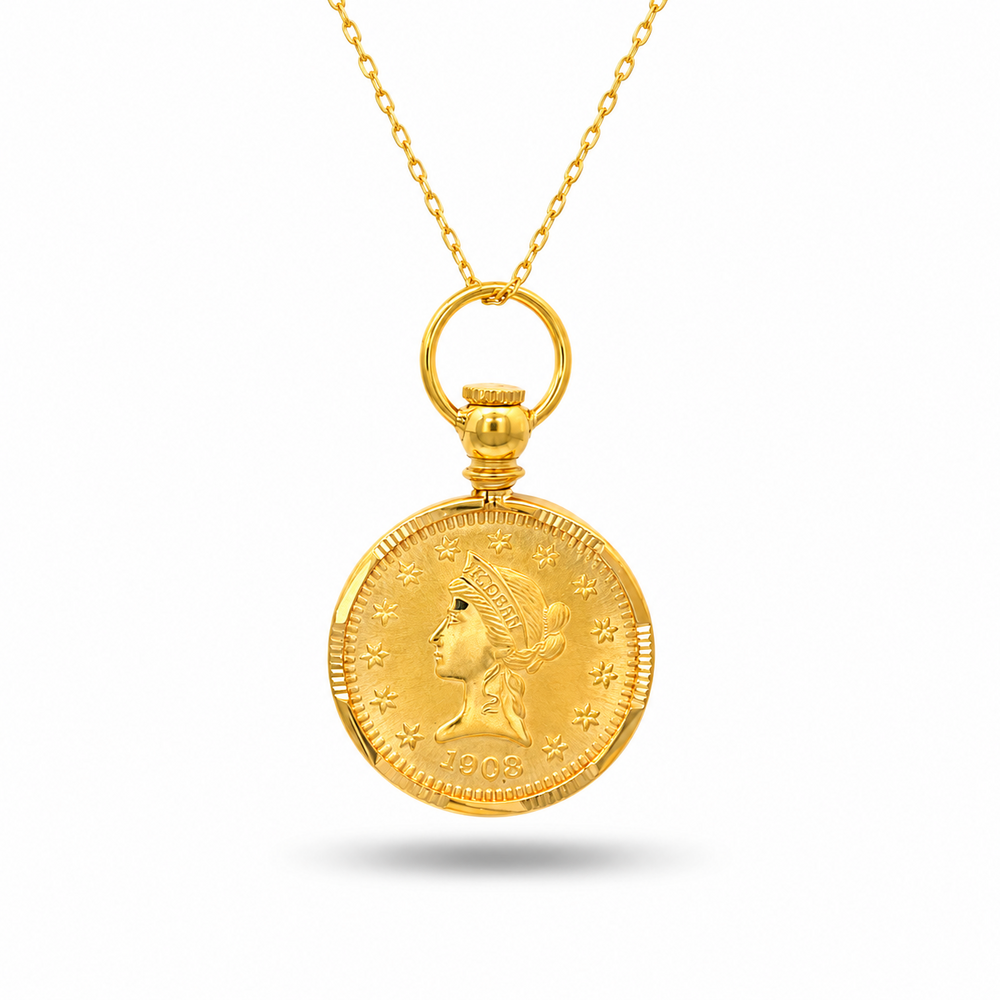 916 Gold Prism III Pendant – BP10604-3 – view 1