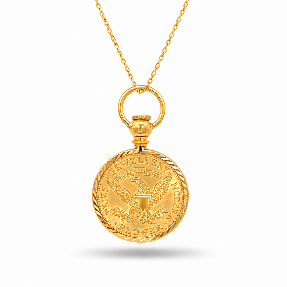 916 Gold Arc III Pendant – BP10604-4 – view 1