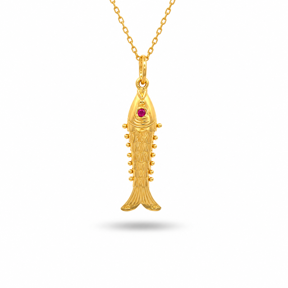 916 Gold Animal Bloom Pendant — BP10606-1