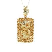 916 Gold Dragon Pendant