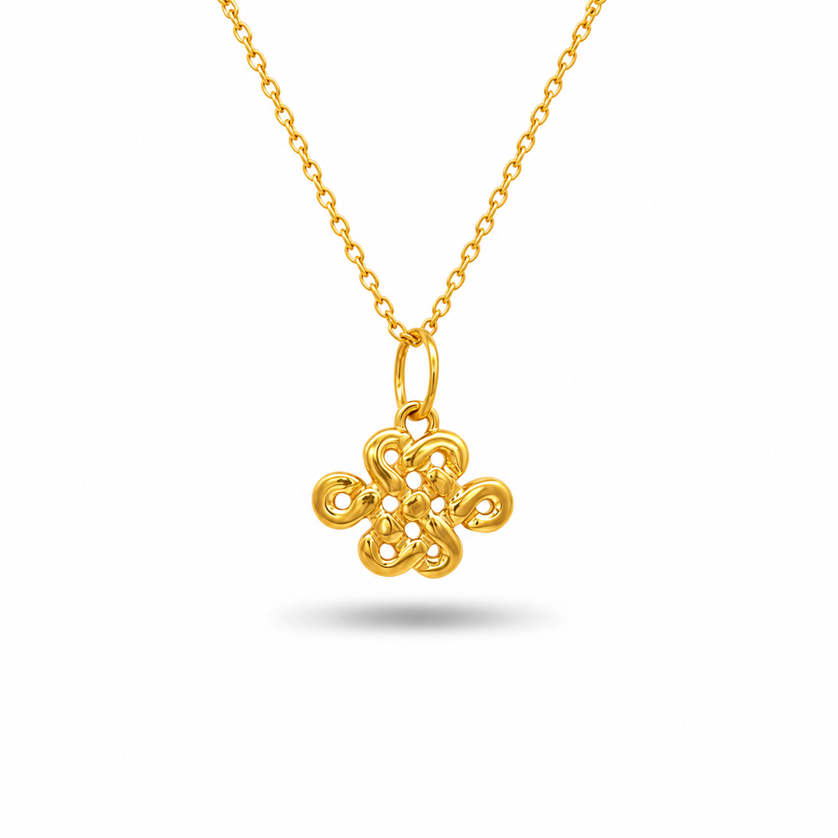 916 Gold Blessings Cascade Pendant — BP10611-1