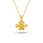 916 Gold Blessings Duet Pendant — BP10613-1