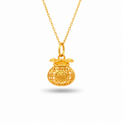 916 Gold Blessings Grande Pendant — BP10618-1